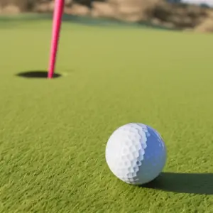 Golf ball in the field