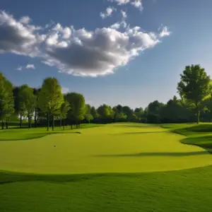 a long green on a golf course