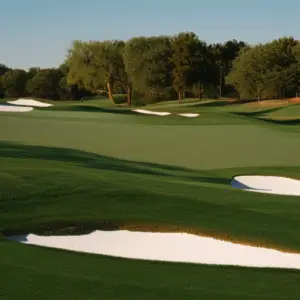 a par 3 course with sand hazards