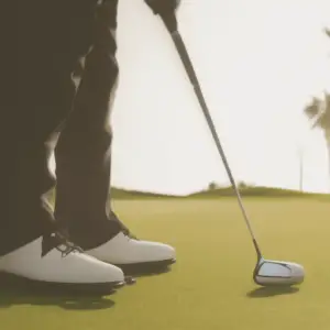 a person in position to hit the ball