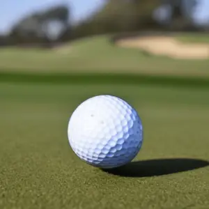 a small white ball for sports