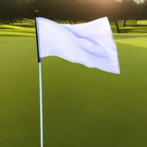  white flag on the greenery