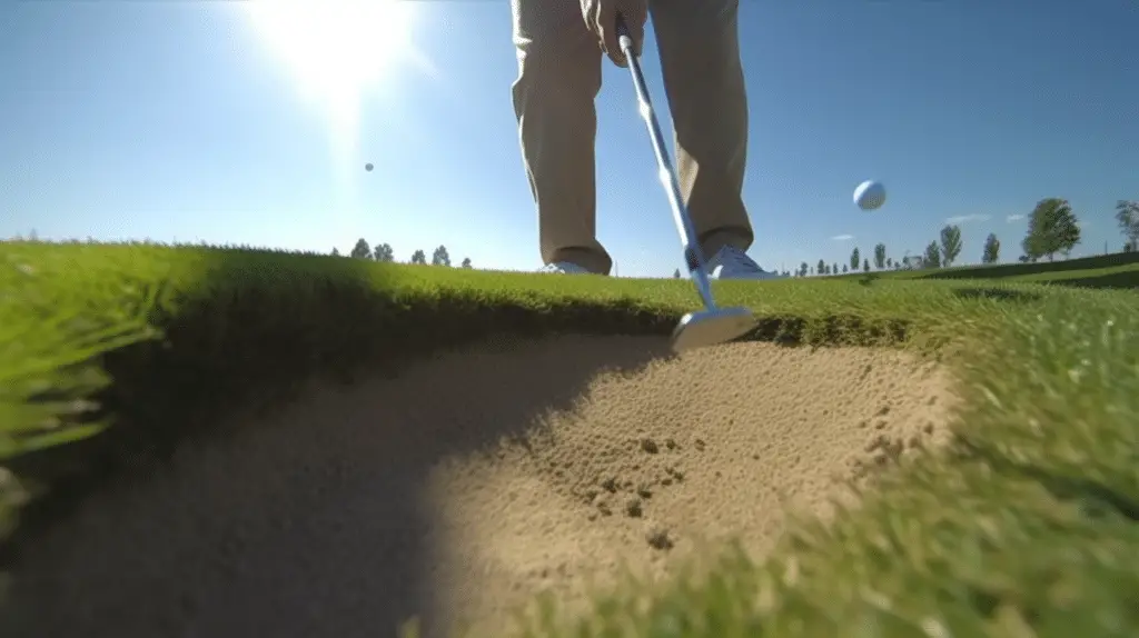how to take a divot in golf