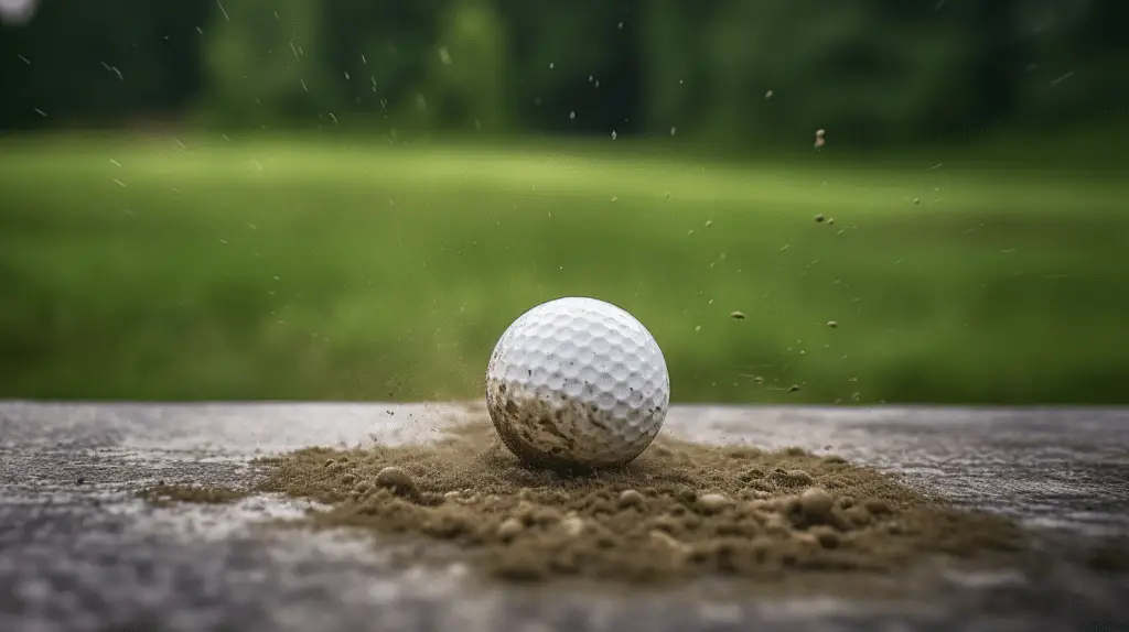 what makes a golf ball bounce
