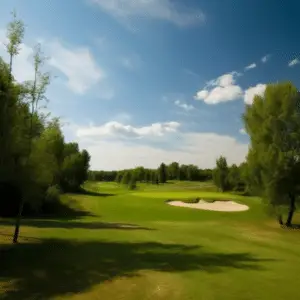 A picturesque golf course