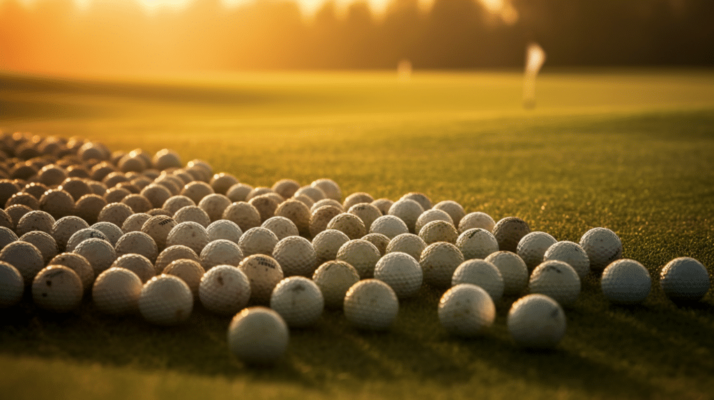 how many golf balls are lost each year