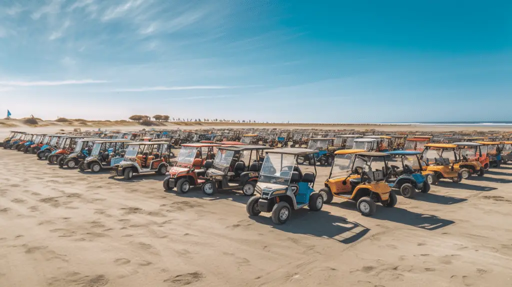how many golf carts are there in the world