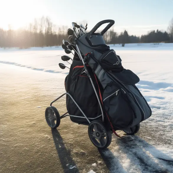 Conquer Winter Golf The Power of Trolley Winter Wheels Champ Golf