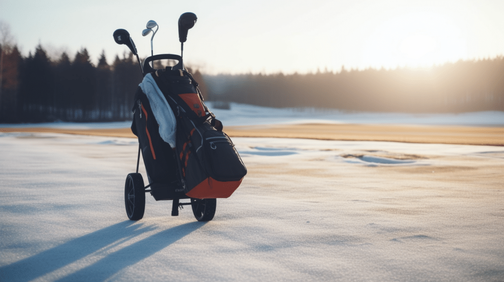 what are winter wheels on a golf trolley