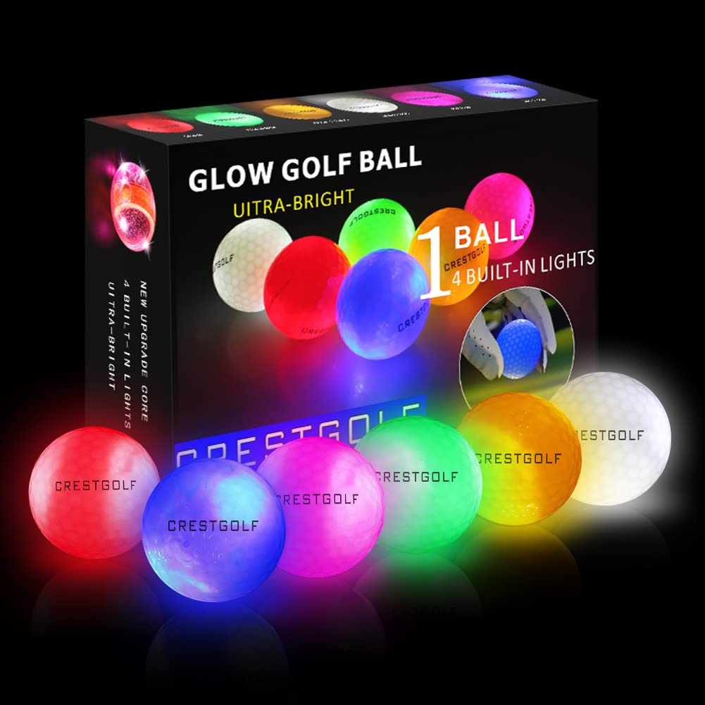 Crestgolf Glow in The Dark Golf Balls
