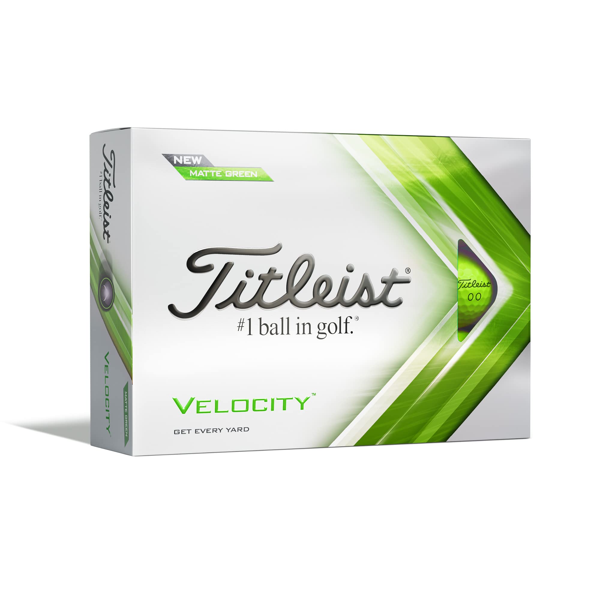 Titleist Velocity Golf Balls Matte Green