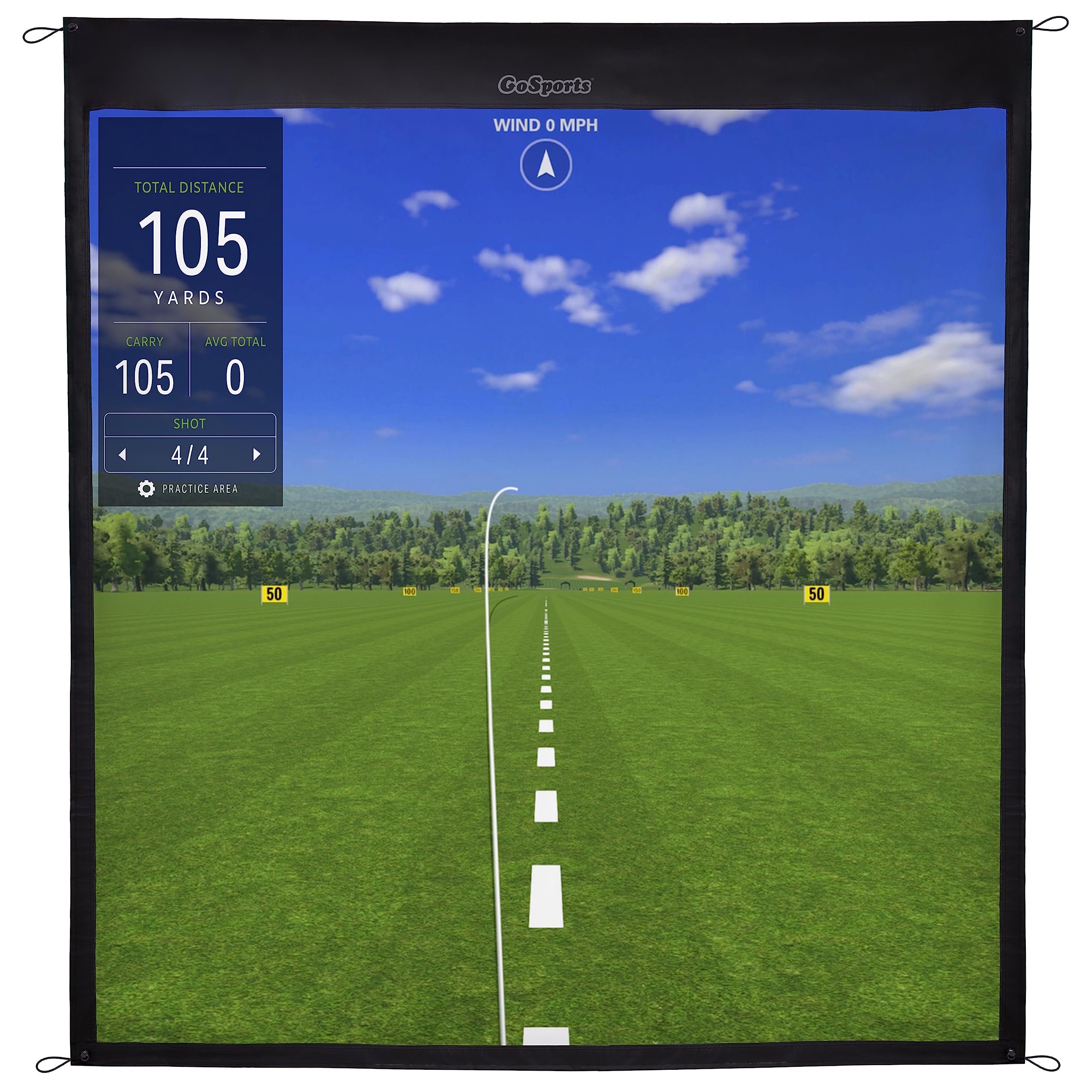 GoSports Golf Simulator Impact Screen