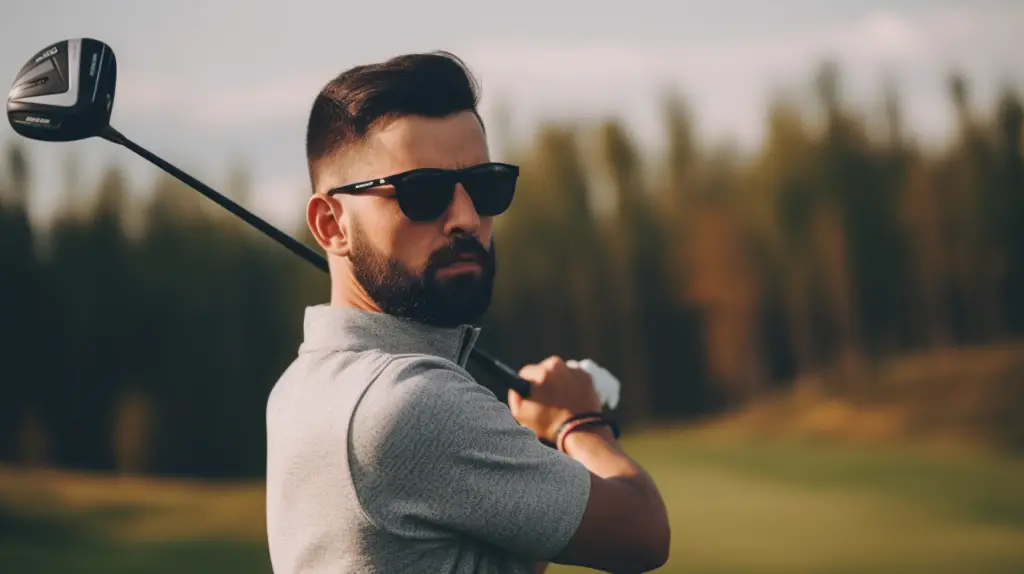 a man using a golf driver like a pro