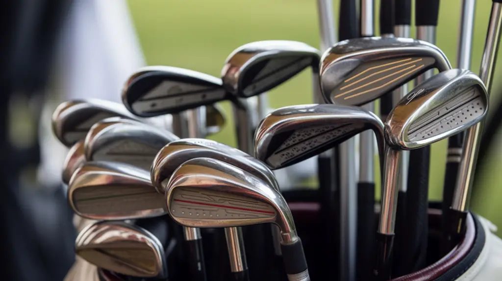 close up of different best golf club for distance