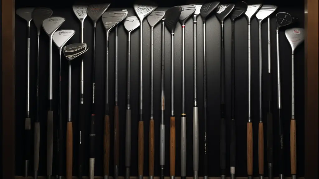 different length and extended golf clubs