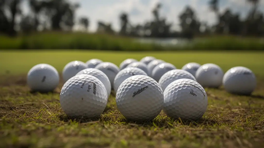 different types and weight of compression golf ball