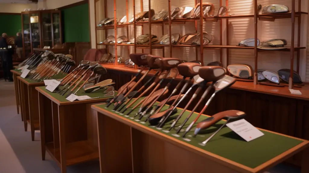 different types of antique niblick clubs