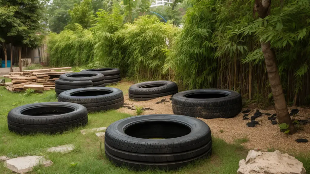 junkyard golf course with unique obstacle