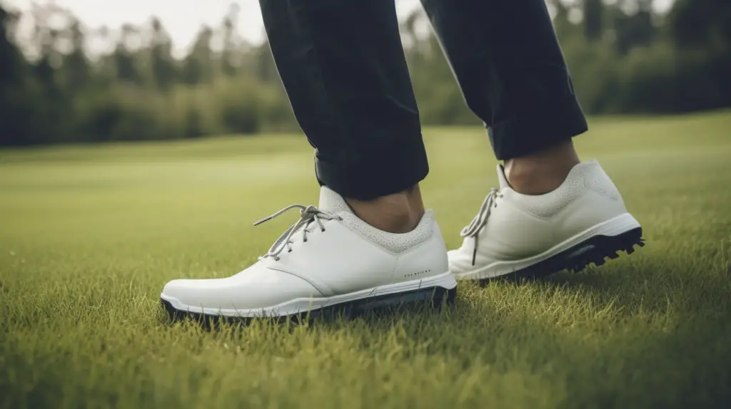 wearing white Shoe in the field